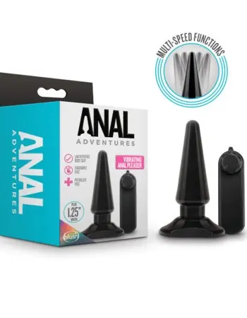 Anal Adventures - Basic Vibrating Anal Pleaser - Black