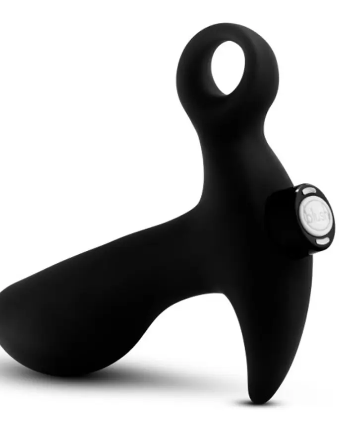 Anal Adventures- Platinum - Silicone Vibrating Prostate Massager 01 - Black