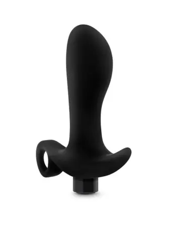 Anal Adventures- Platinum - Silicone Vibrating Prostate Massager 01 - Black