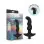 Anal Adventures- Platinum - Silicone Vibrating Prostate Massager 03- Black
