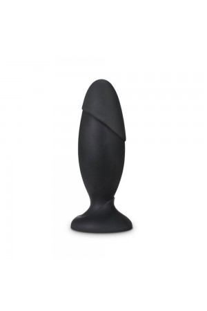 Anal Adventures - Platinum - Silicone Rocket Plug - Black