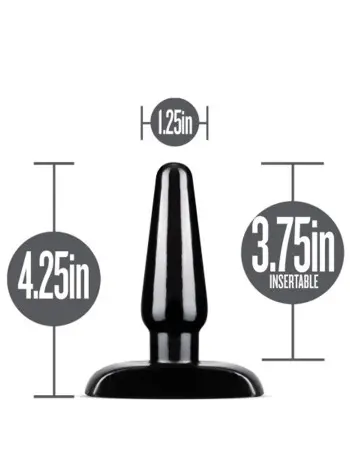 Anal Adventures - Basic Anal Plug - Small - Black