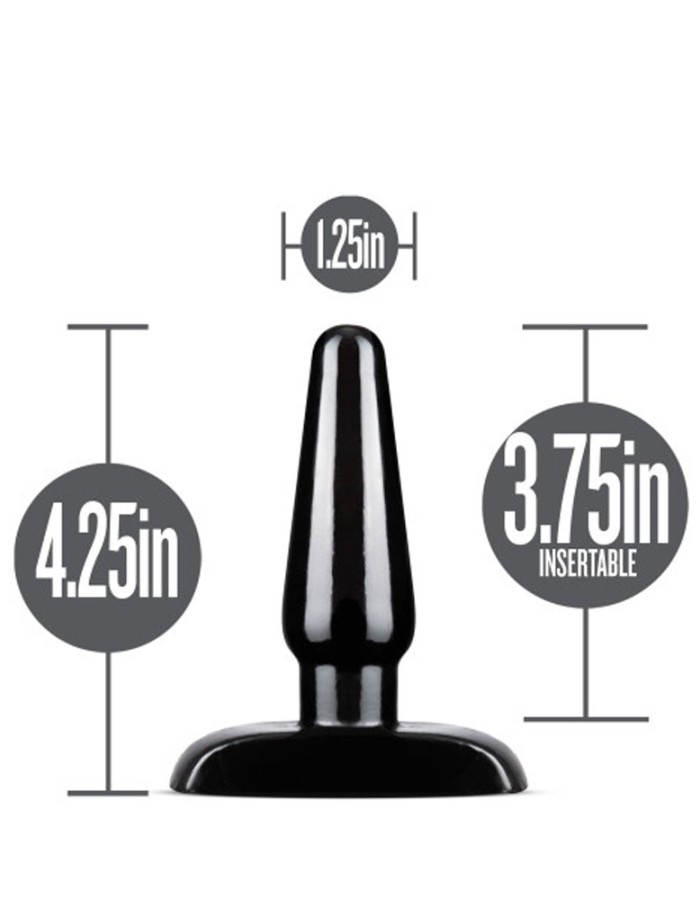 Anal Adventures - Basic Anal Plug - Small - Black