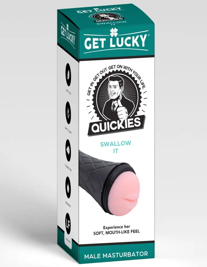 Quickies Swallow It Male Masturbator