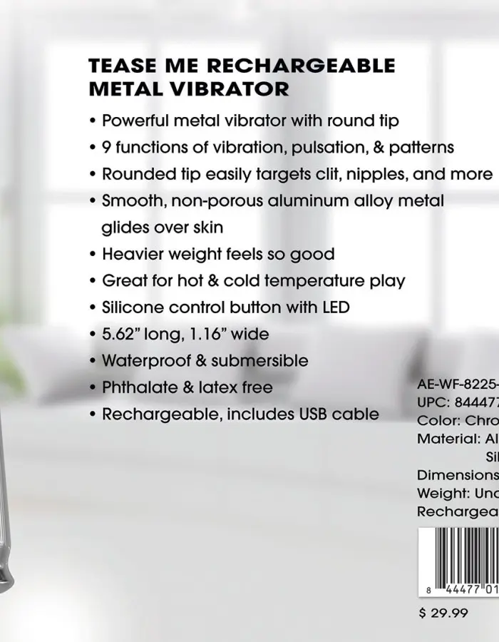 Adam and Eve Tease Me Rechargeable Vibrator