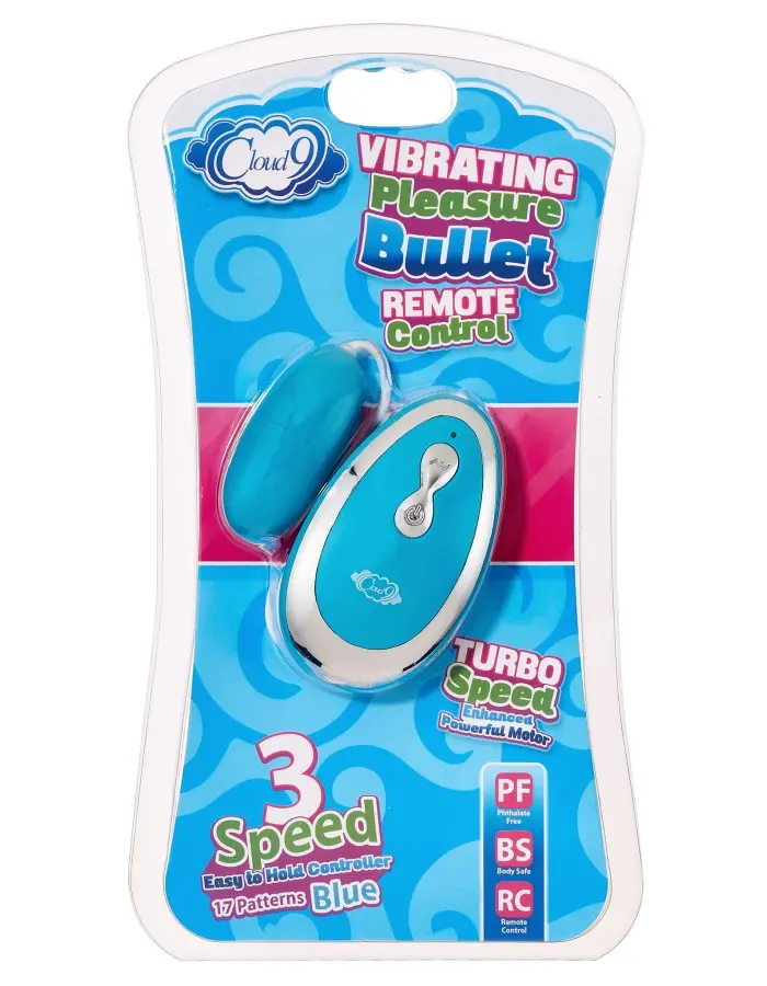 Cloud 9 3 Speed Bullet With Remote - Blue