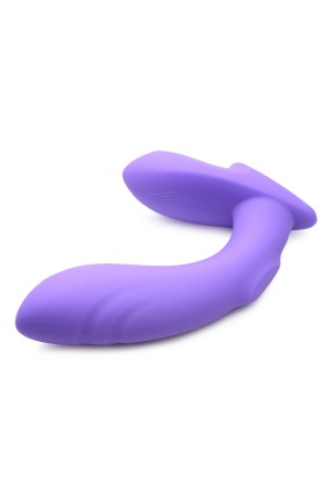 10x G-Tap Tapping Silicone G-Spot Vibrator -  Purple