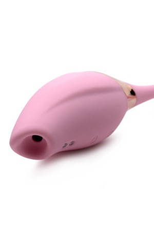 Shegasm 8x Tandem Plus Silicone Suction Clit  Stimulator and Egg