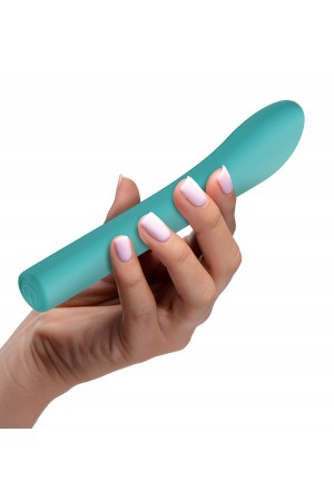 5 Star 9x Come-Hither G-Spot Silicone Vibrator -  Teal