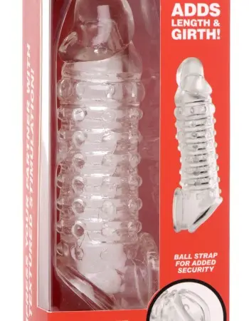 1.5 Inch Penis Enhancer Sleeve - Clear
