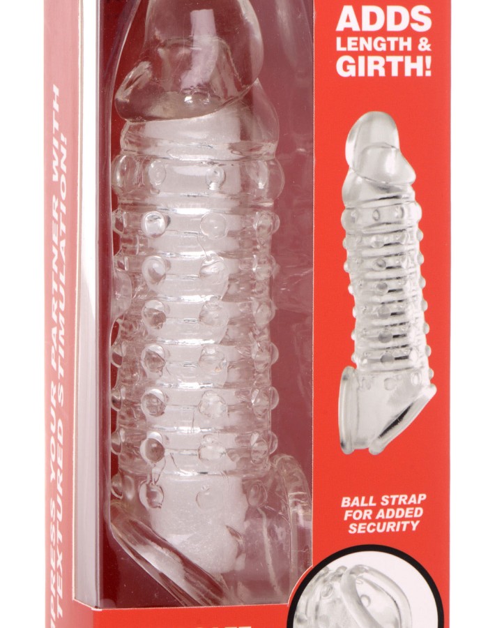 1.5 Inch Penis Enhancer Sleeve - Clear
