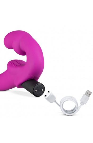 Temptasia - Estella - Strapless Silicone Dildo -  Pink