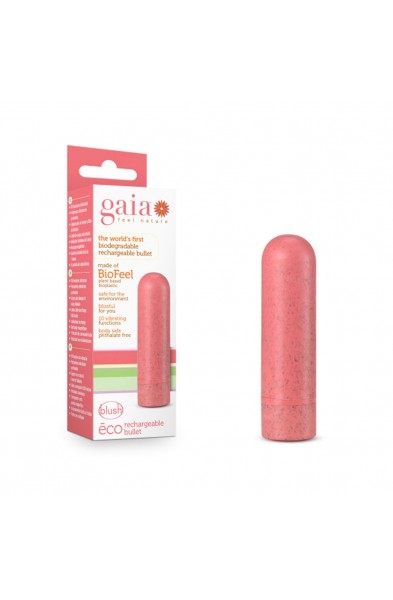 Gaia - Eco Rechargeable Bullet - Coral