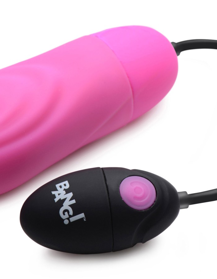 7x Pulsing Rechargeable Silicone Vibrator - Pink