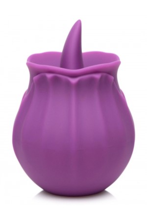 Inmi - Bloomgasm Wild Violet Licking Silicone  Stimulator - Violet