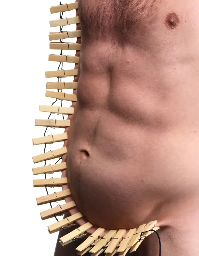 Firecracker Clothespin Body Zipper