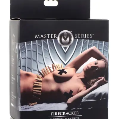 Firecracker Clothespin Body Zipper