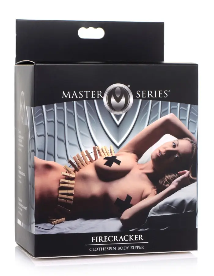 Firecracker Clothespin Body Zipper