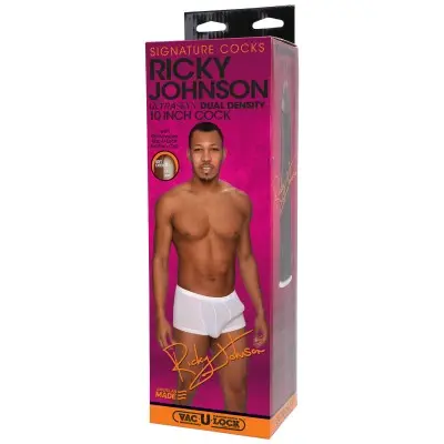 Signature Cocks - Ricky Johnson  8 Inch Ultraskyn  Cock With Removable Vac-U-Lock Suction Cup
