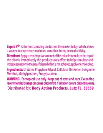 Liquid v for Women 1/3 Oz - Bulk