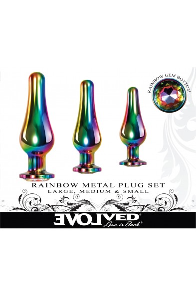 Rainbow Metal Plug Set