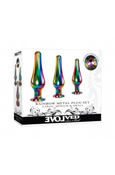 Rainbow Metal Plug Set