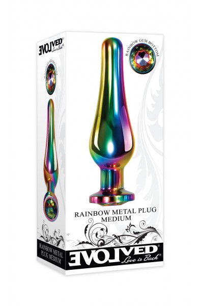 Rainbow Metal Plug - Medium