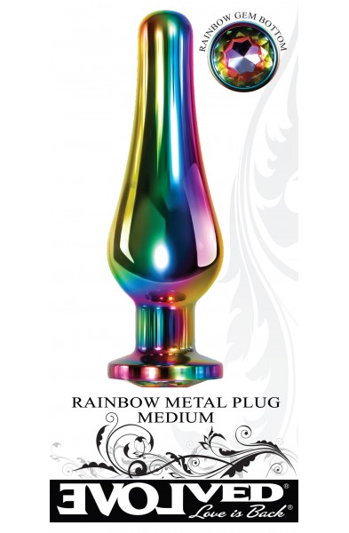 Rainbow Metal Plug - Medium