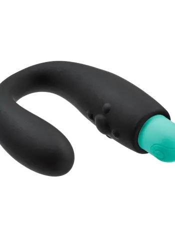 Rocker Base Prostate Stimulator With Rechargeable Bullet Vibrator