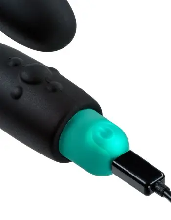 Rocker Base Prostate Stimulator With Rechargeable Bullet Vibrator