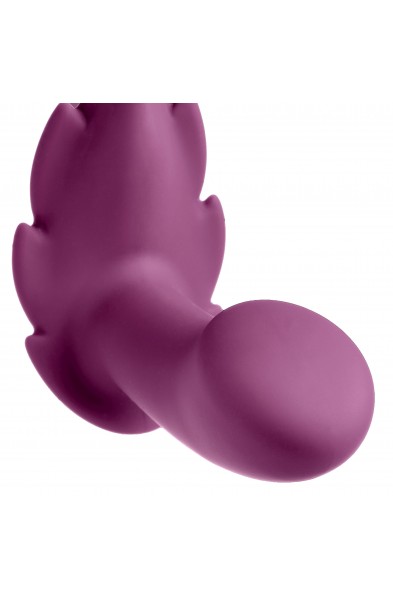 Partner Panty Leaf Vibrator With Remote Control -  Plum