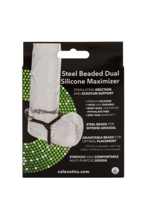 Steel Beaded Dual Silicone Maximizer