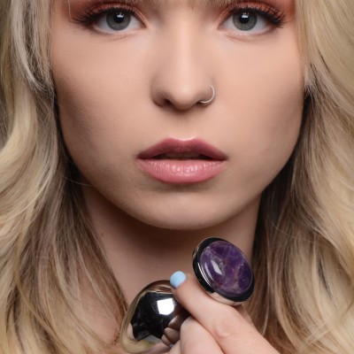 Amethyst Anal Plug - Small