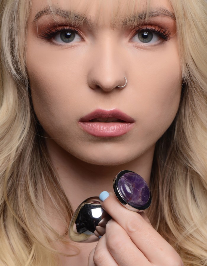 Amethyst Anal Plug - Small