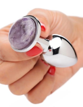 Amethyst Anal Plug - Small