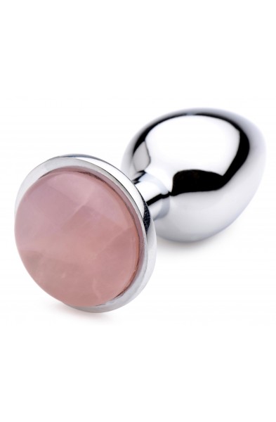 Rose Quartz Anal Plug - Small