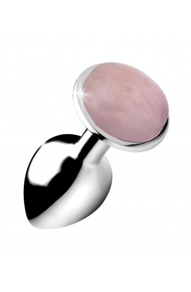 Rose Quartz Anal Plug - Small