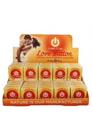 Love Button Arousal Balm - 30 Piece P.O.P. Display