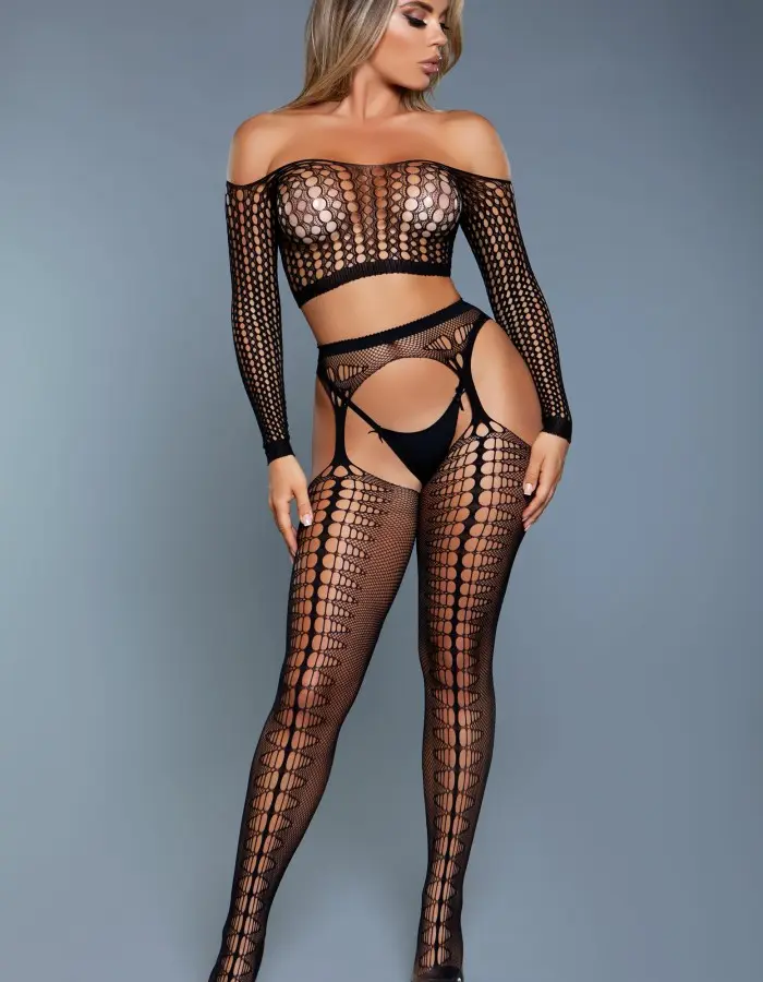 Run the World Bodystocking - One Size - Black