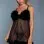 Farrah Babydoll - Large/ X-Large - Black