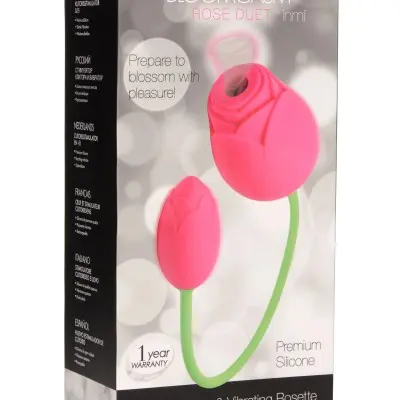 Bloomgasm Rose Duet - Sucking Rose and Vibrating - Rosette
