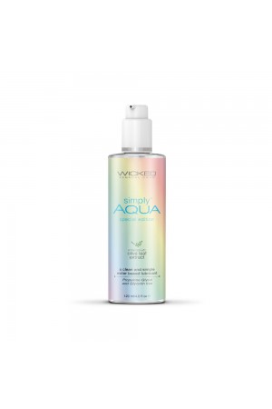 Simply Aqua Water Based Lubricant - 4 Fl. Oz. -  Special Edition