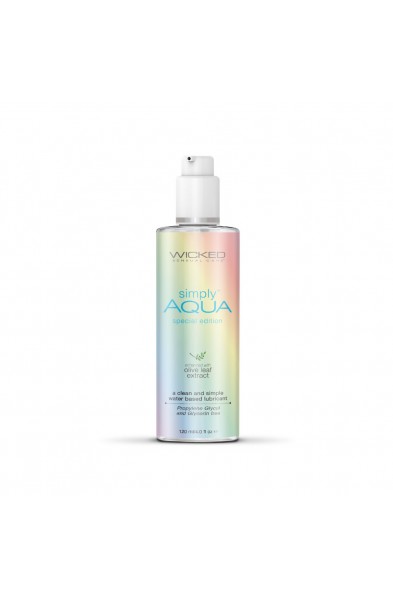 Simply Aqua Water Based Lubricant - 4 Fl. Oz. -  Special Edition