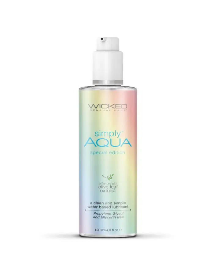 Simply Aqua Water Based Lubricant - 4 Fl. Oz. - Special Edition