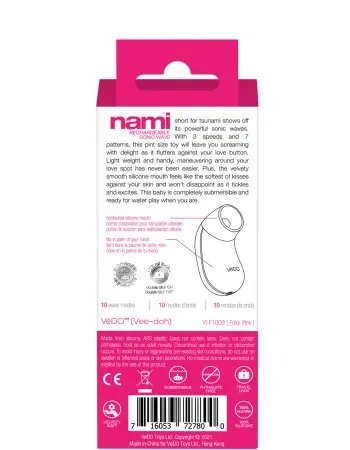 Nami Rechargeable Sonic Vibe - Foxy Pink