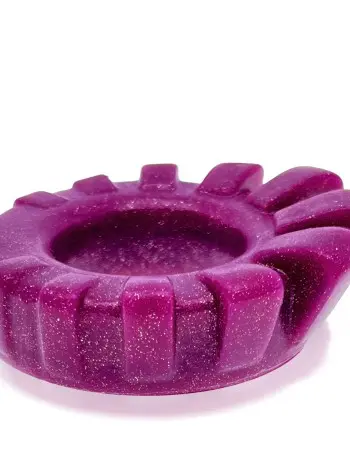 Cock-Lug Lugged Cockring - Plum