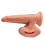 7 Inch Triple Density Cock With Swinging Balls - Tan