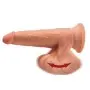 7 Inch Triple Density Cock With Swinging Balls - Tan