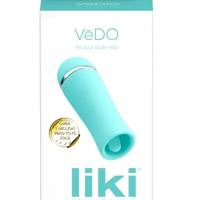 Liki Rechargeable Flicker Vibe - Tease Me Turqoise