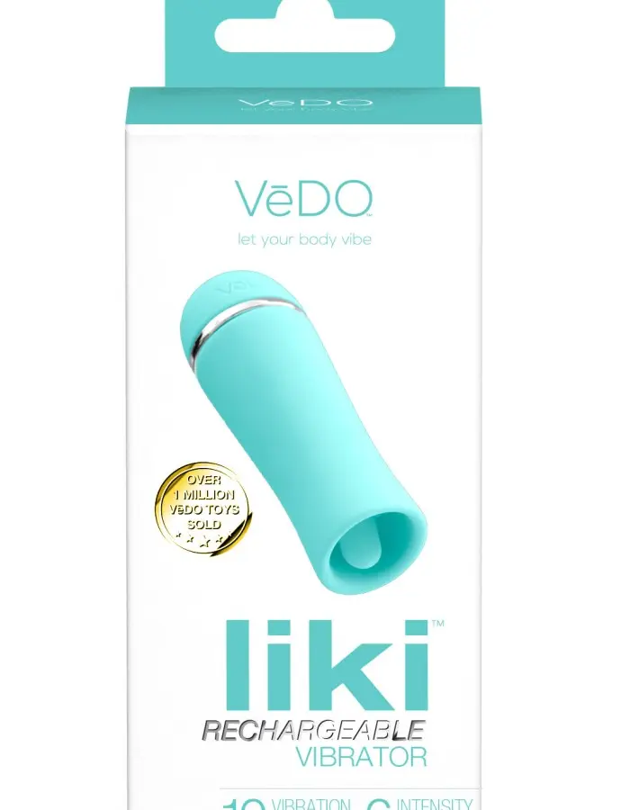 Liki Rechargeable Flicker Vibe - Tease Me Turqoise